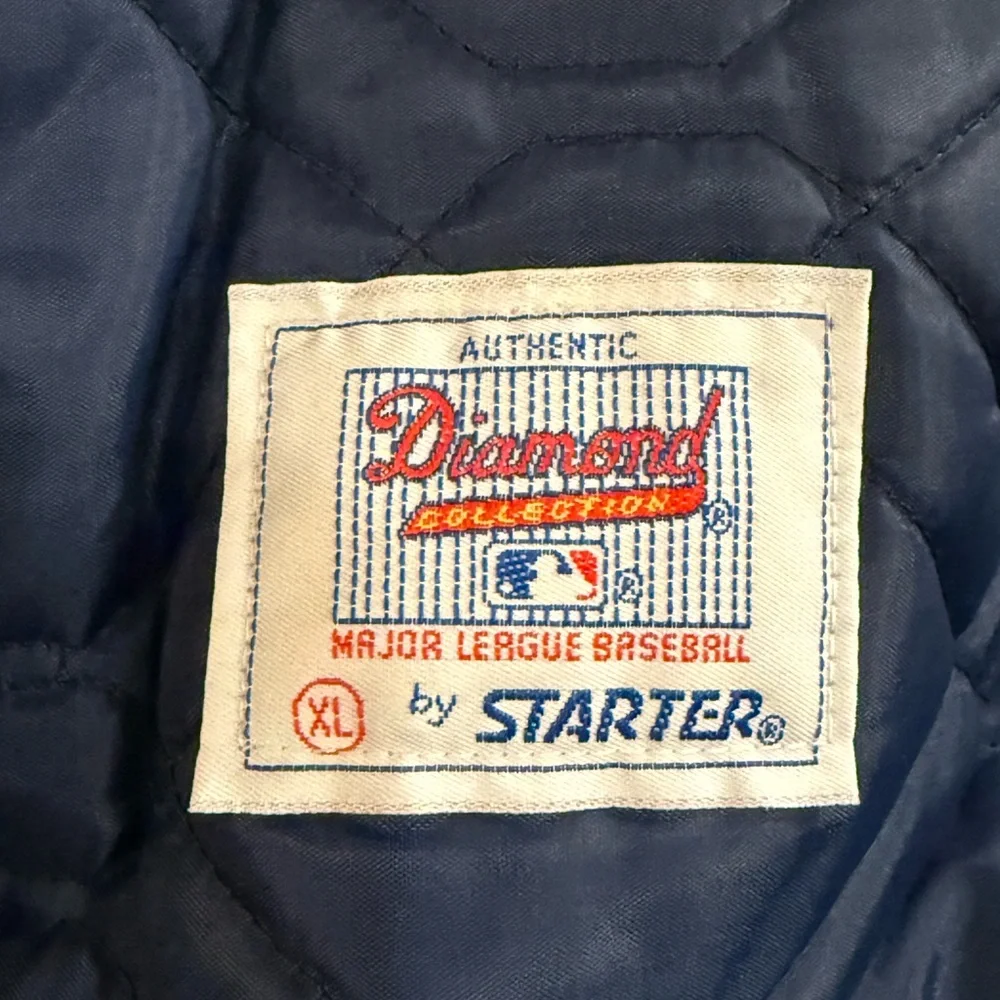 RARE Vintage New York NY Yankees Satin Starter Jacket Diamond Collection Sz XL - Picture 5 of 5